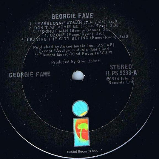 Georgie Fame : Georgie Fame (LP, Album, Ter)