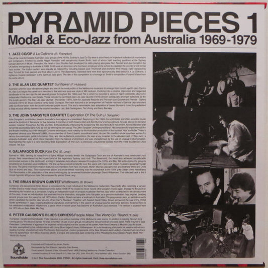 Various : Pyramid Pieces 1 (Modal & Eco-Jazz From Australia 1969-79) (LP, Comp)