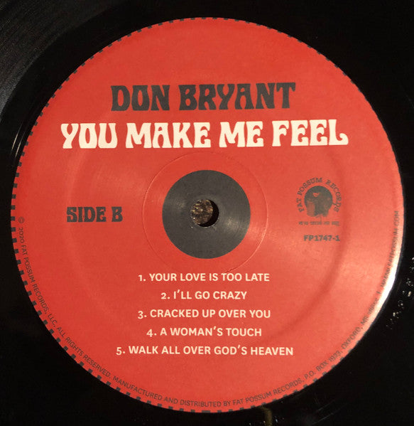 Don Bryant : You Make Me Feel (LP, Album)