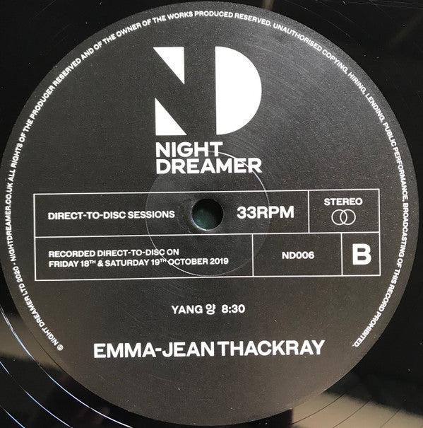Emma-Jean Thackray : Um Yang 음 양 (12", EP)