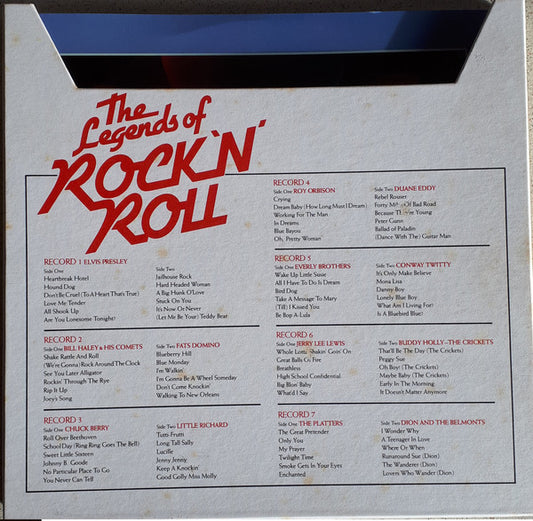 Various : The Legends Of Rock 'N' Roll (7xLP, Comp + Box)