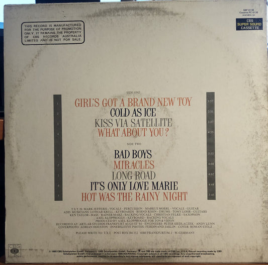 T.X.T. : What About You? (LP, Album, Promo)