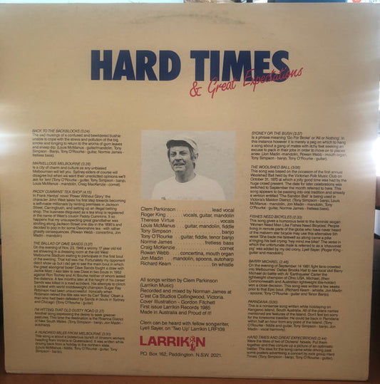 Clem Parkinson : Hard Times & Great Expectations (LP, Album)