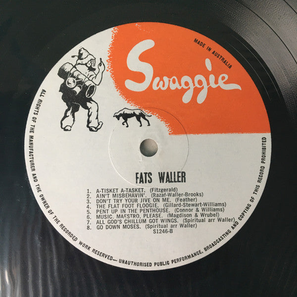 Fats Waller : That Old Feeling (LP, Comp, Mono, Gre)