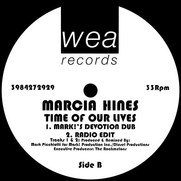 Marcia Hines : Time Of Our Lives (12", Promo)