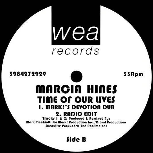 Marcia Hines : Time Of Our Lives (12", Promo)