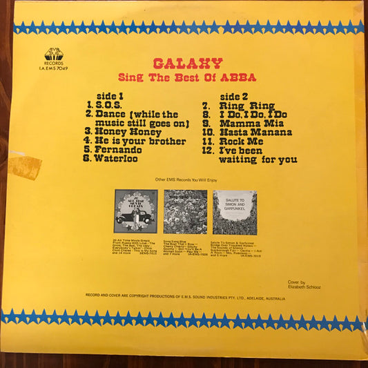 Galaxy (28) : Sing The Best Of ABBA (LP, Album)