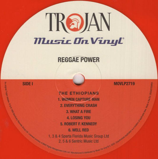 The Ethiopians : Reggae Power (LP, Album, Mono, Ltd, Num, RE, Ora)