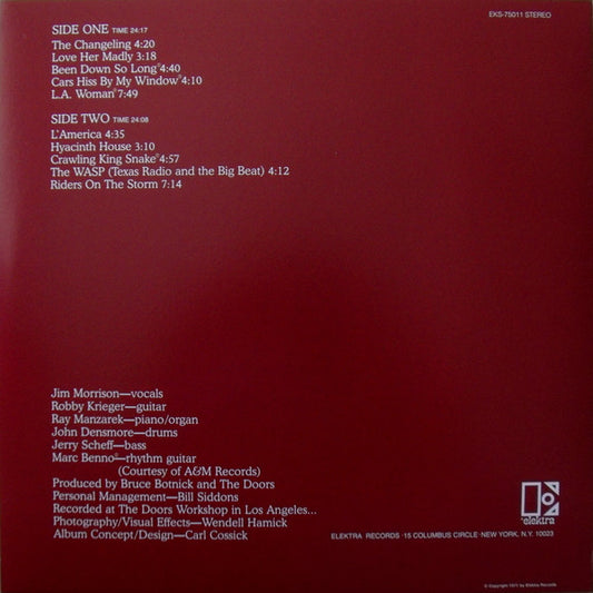 The Doors : L.A. Woman (LP, Album, RE, RP, 180)