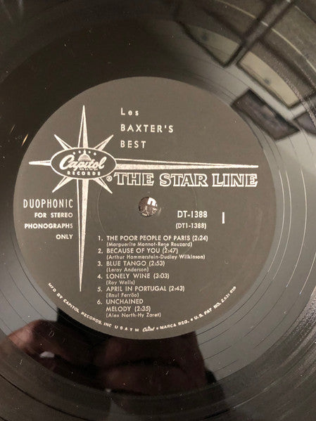 Les Baxter : Baxter's Best (LP, Comp, Duo)