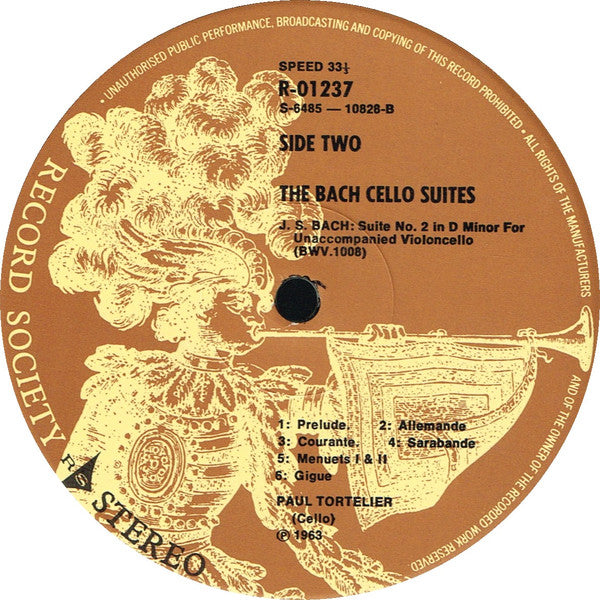 Johann Sebastian Bach, Paul Tortelier : The Cello Suites (3xLP, Album, Club, RE + Box)