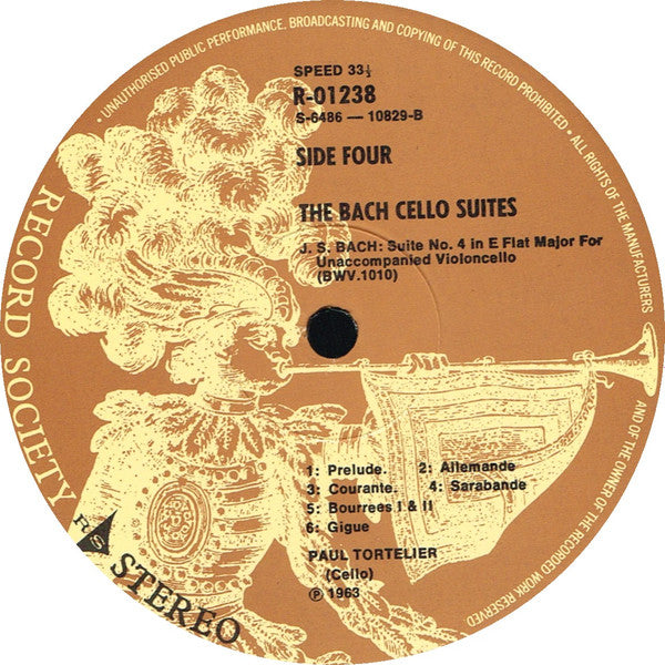Johann Sebastian Bach, Paul Tortelier : The Cello Suites (3xLP, Album, Club, RE + Box)