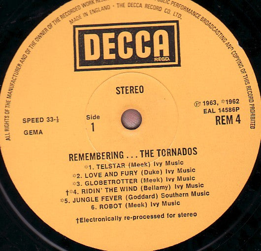 The Tornados : Remembering... The Tornados (LP, Comp)