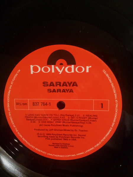 Saraya : Saraya (LP, Album)