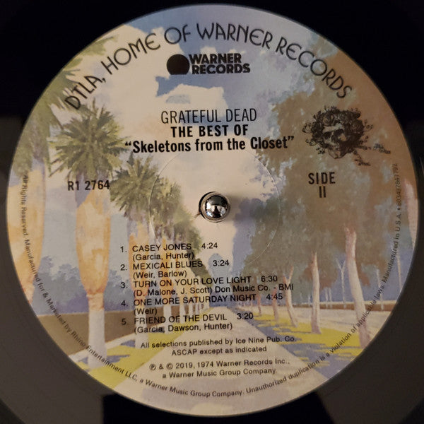 The Grateful Dead : The Best Of Skeletons From The Closet (LP, Comp, RE)