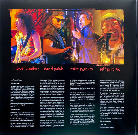 Toto : Live At Montreux 1991 (2xLP, Ltd, RE, 180)