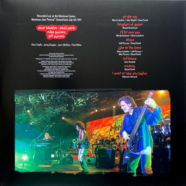 Toto : Live At Montreux 1991 (2xLP, Ltd, RE, 180)