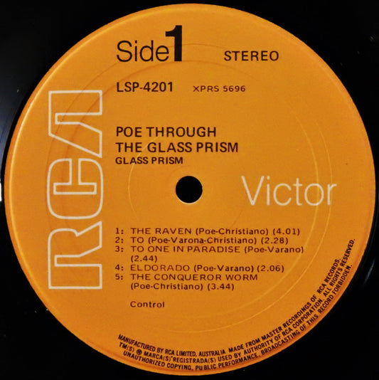 Glass Prism : Poe Through The Glass Prism (LP, Album)