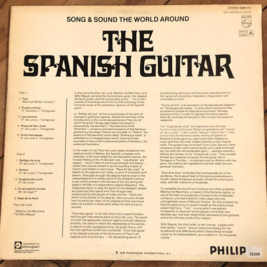 Paco De Lucía : The Spanish Guitar (LP, Comp)