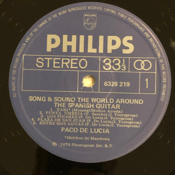 Paco De Lucía : The Spanish Guitar (LP, Comp)
