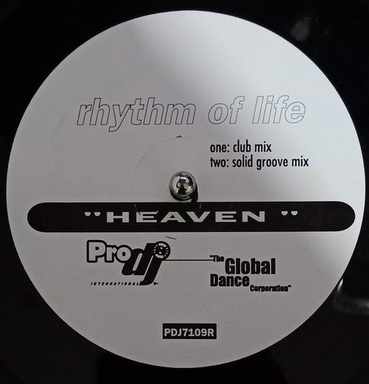 Clock / Rhythm Of Life : Keep The Fires Burning / Heaven (12")