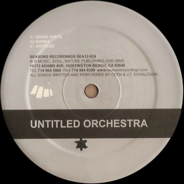 Untitled Orchestra : Spare Parts (12")