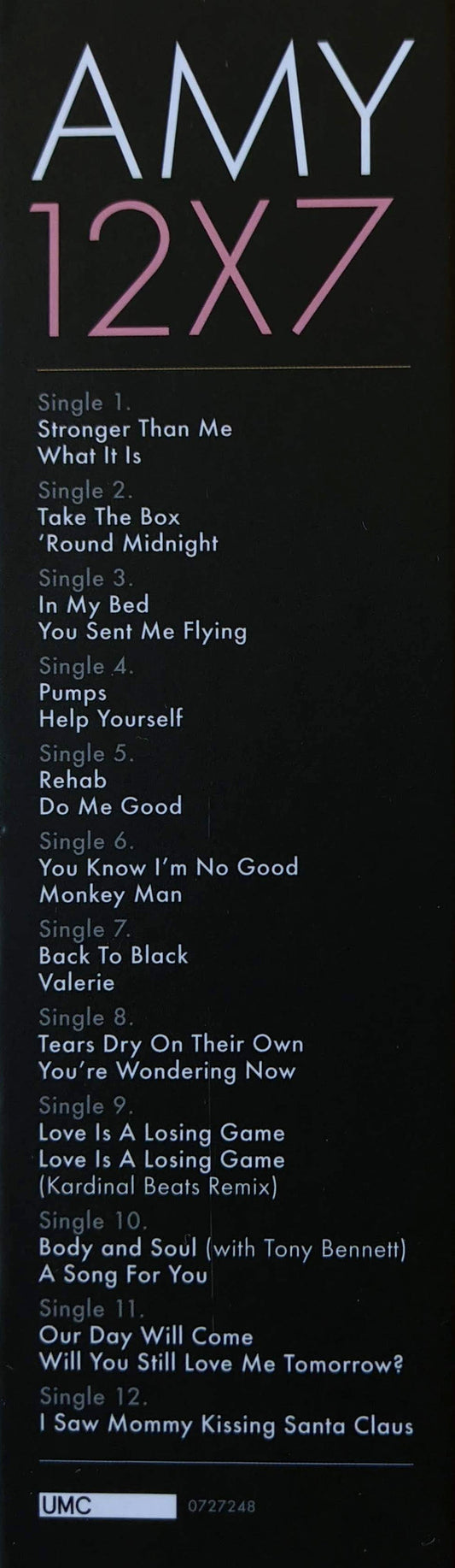 Amy Winehouse : 12X7 (Box, Comp, Ltd + 7", Single, RE + 7", Single, RE +)