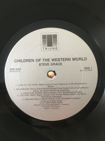 Steve Grace : Children Of The Western World (LP, Album)
