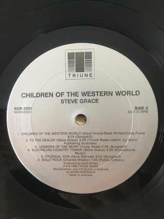 Steve Grace : Children Of The Western World (LP, Album)