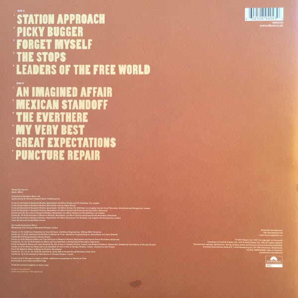 Elbow : Leaders Of The Free World (LP, Album, RE, RM, Gat)