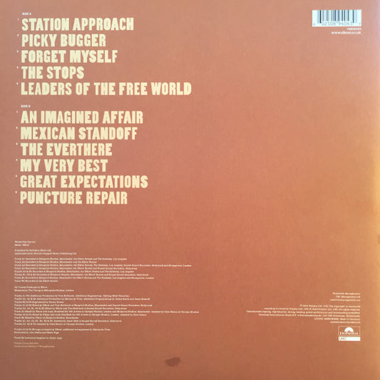 Elbow : Leaders Of The Free World (LP, Album, RE, RM, Gat)