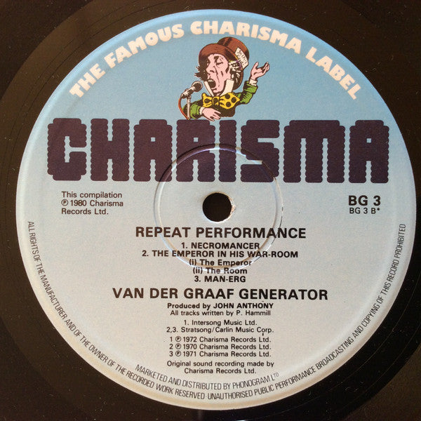 Van Der Graaf Generator : Repeat Performance (LP, Comp)