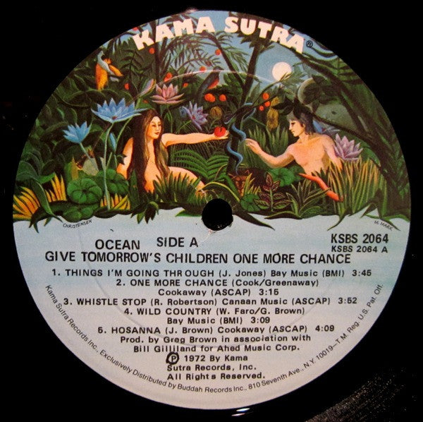 Ocean (3) : Give Tomorrow's Children One More Chance (LP, Album)
