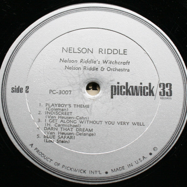 Nelson Riddle & His Orchestra* : Witchcraft! (LP, Album, Comp, Mono, RE)