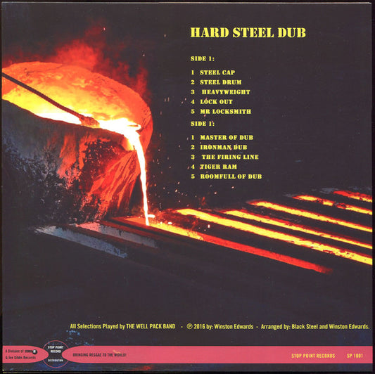 The Well Pack Band : Hard Steel Dub (LP, Album)