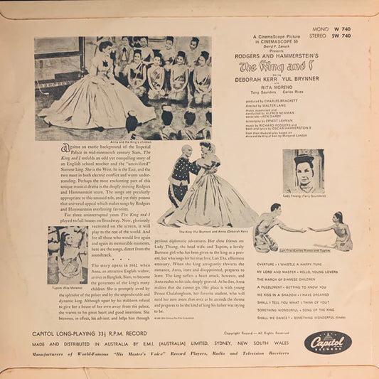 Rodgers & Hammerstein : The King And I (LP, Album, Mono)