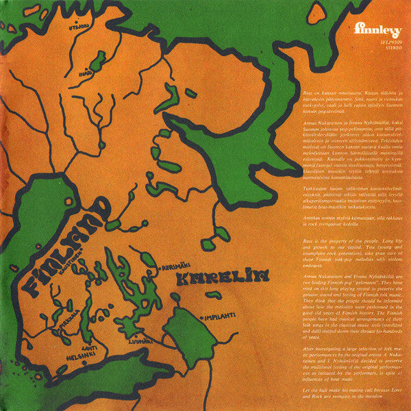 Karelia Group Featuring Armas Nukarainen & Iivana Nyhtänköljä : Suomi Pop (LP, Album)