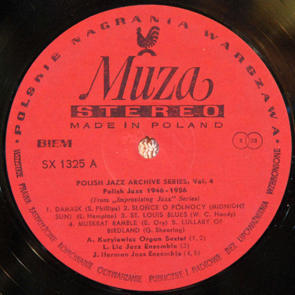 Various : From "Improvising Jazz" Series (Early Polish Jazz Piano Players) (LP, Comp)