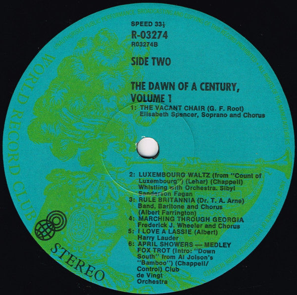 Various : Dawn of A Century Vol. 1 (LP, Comp, Mono, Club)