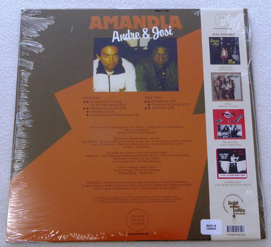 André Abrahamse & Josi Ndlovu : Amandla (LP, Album, Ltd, RE)