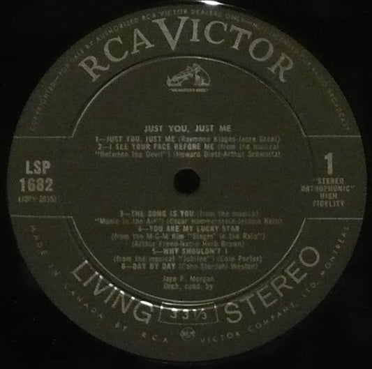 Jaye P. Morgan : Just You, Just Me (LP)