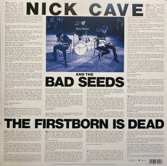 Nick Cave & The Bad Seeds : The Firstborn Is Dead (LP, Album, RE)