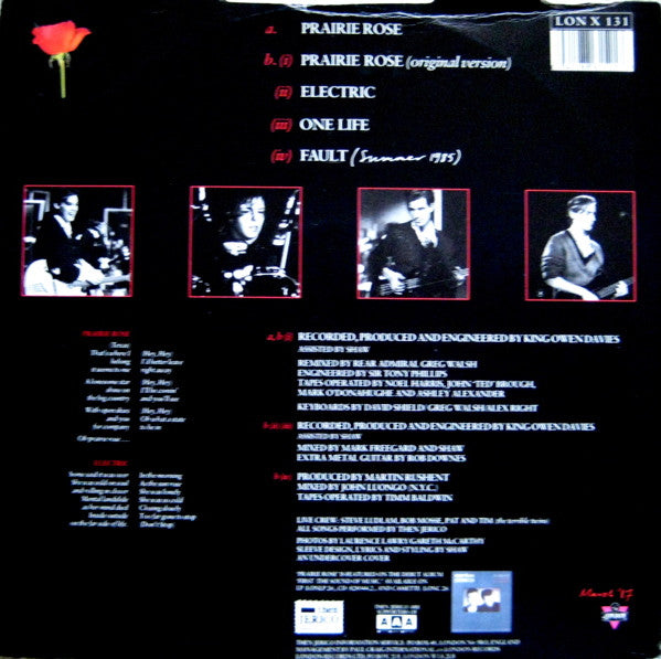 Then Jerico : Prairie Rose (12", Single, Ltd, Pos)
