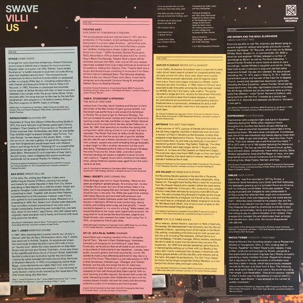 Various : Swave Villi Us (Independent Soul 1971-84) (2xLP, Comp)