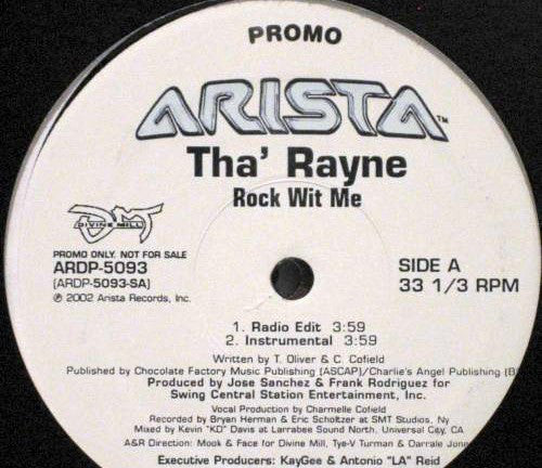Tha' Rayne : Rock Wit Me (12", Promo)