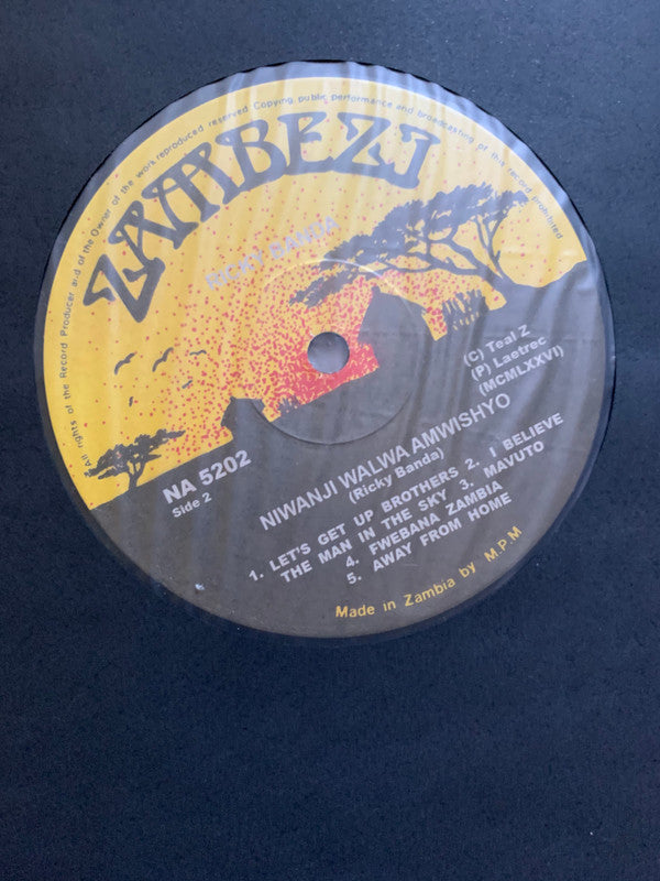 Ricky Banda : Niwanji Walwa Amwishyo (LP, Album, RE)