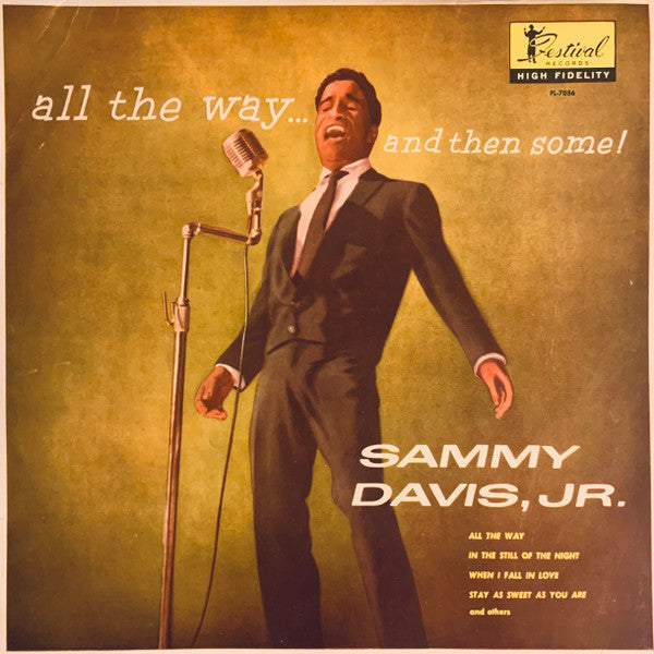 Sammy Davis Jr. : All The Way...And Then Some! (LP, Album, Mono)