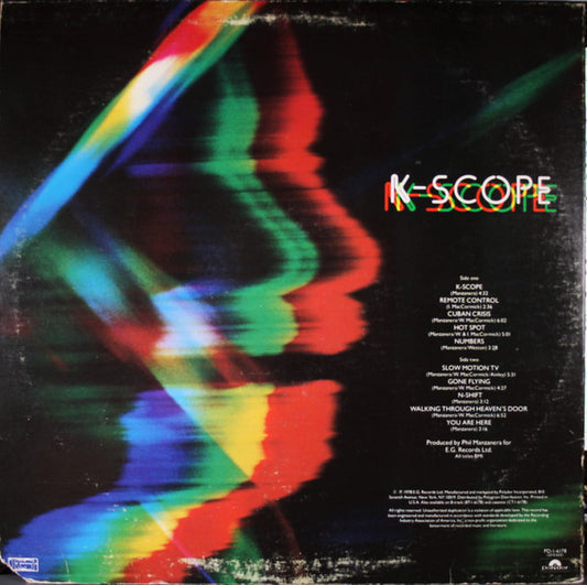 Phil Manzanera : K-Scope (LP, Album)