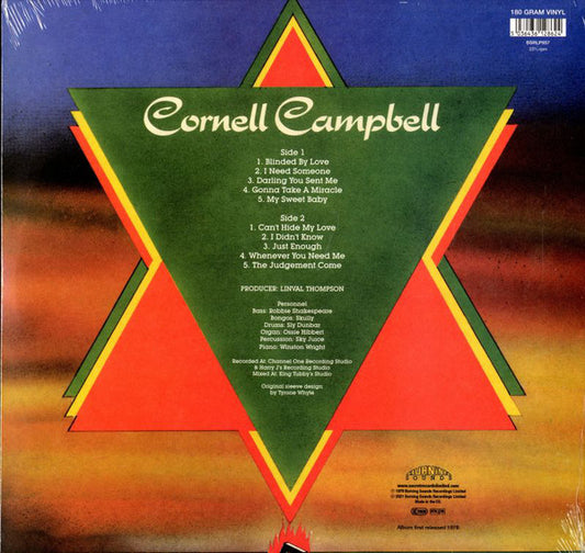 Cornell Campbell : Sweet Baby (LP, Album, RE, 180)