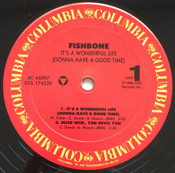 Fishbone : It's A Wonderful Life (Gonna Have A Good Time) (12", EP, RP)